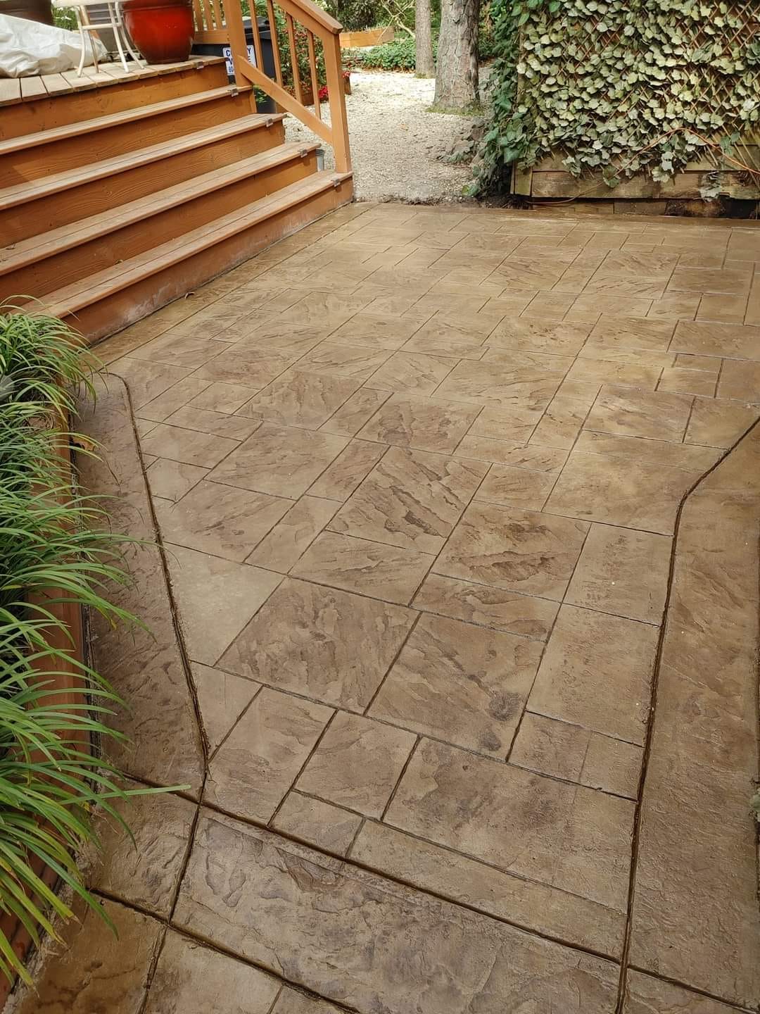 AC-Contracting Concrete Walkway Stamped Concrete